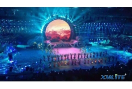 XMLITE moving head light beam280 used for the Asia Art Festival