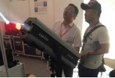XMlite follow spot 17R 330W impressed by customer on the exhibition