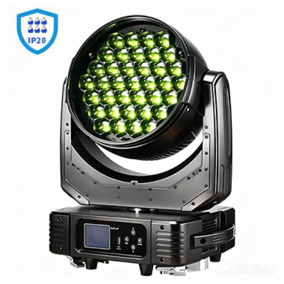 LED WASH 6 IN 1 ，RGBACL，20W*37PCS LED WASH ZOOM