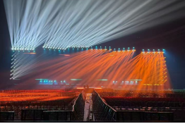 祥明1000W切割灯助力青春之城第五季-群星演唱会