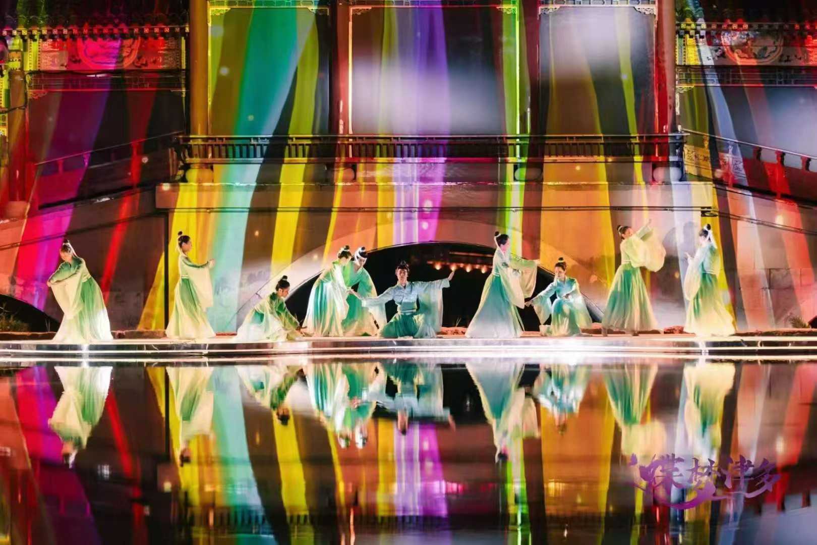 祥明C10切割灯赋能济宁津多里实景剧，光影焕活千年文脉新活力