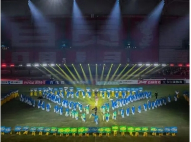 光影盛宴！祥明灯光助力川超联赛，沉浸式开场表演震撼全城