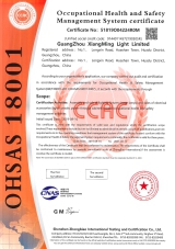 ISO18001 certification