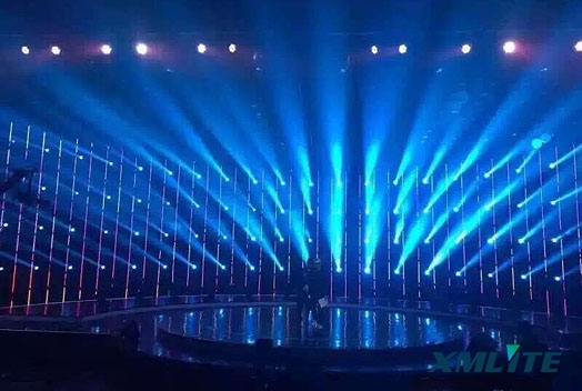 XMlite Hotbeam 280W moving head light 130PCS Performance in the Sichuan TV