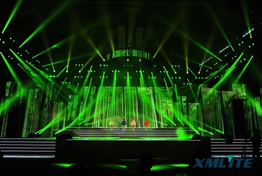 ﻿Xmlite 200W moving head light beam used for China largest Bamboo Festival