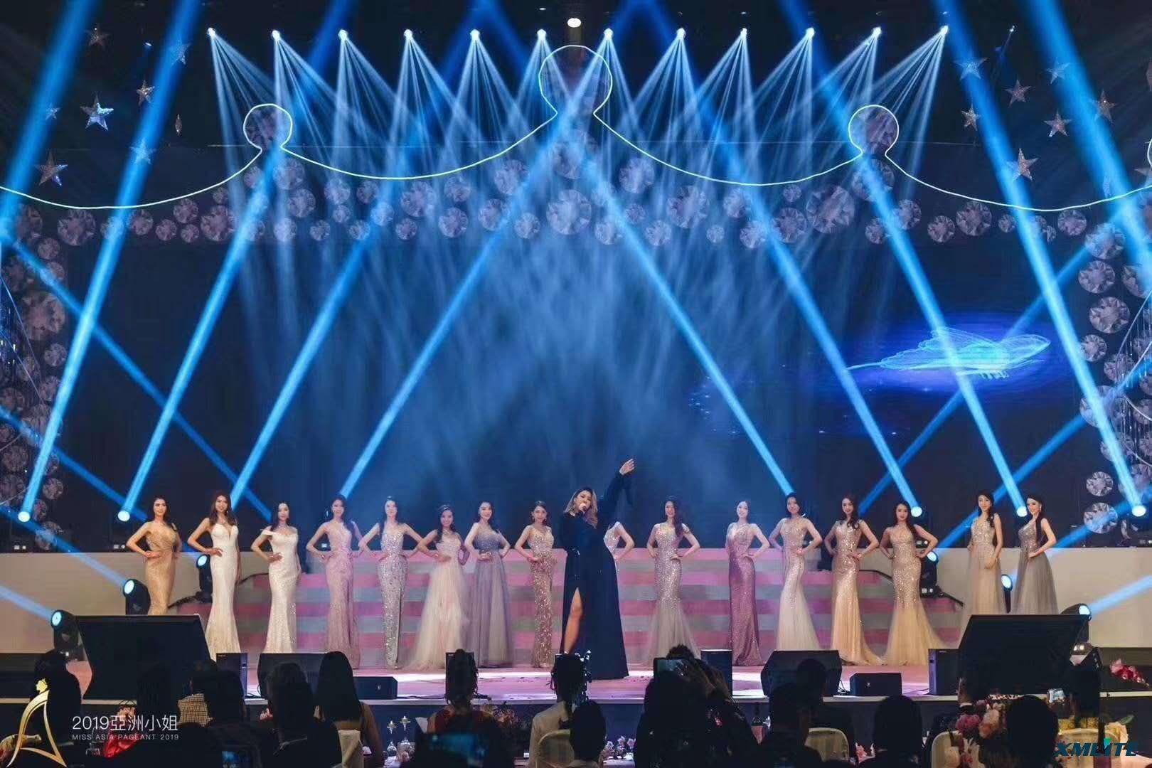 Why does the moving head beam light exist in the stage light show for a long time?