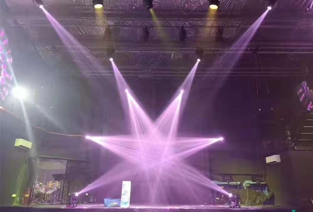 2014 XMlite attend Beijing Porlight+sound exhibition with 7R beam,3 in 1 hybrid 