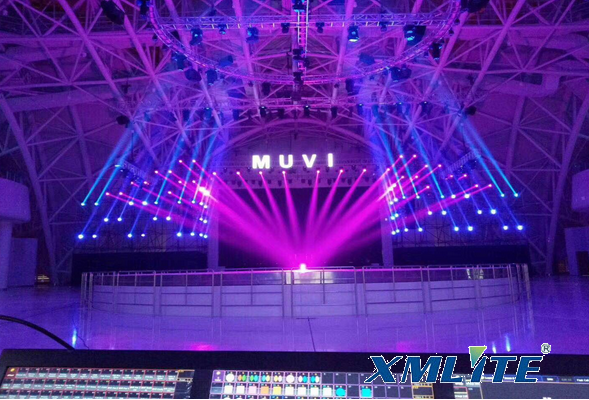  Qingdao Phoenix voice MUVI Electric Festival use Beam moving head illuminates the