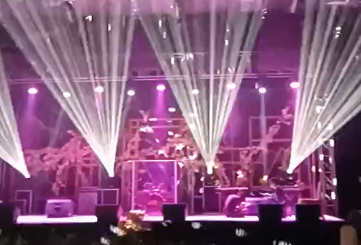  Moving head beam 400 pcs used in Indonesiabanquet hall