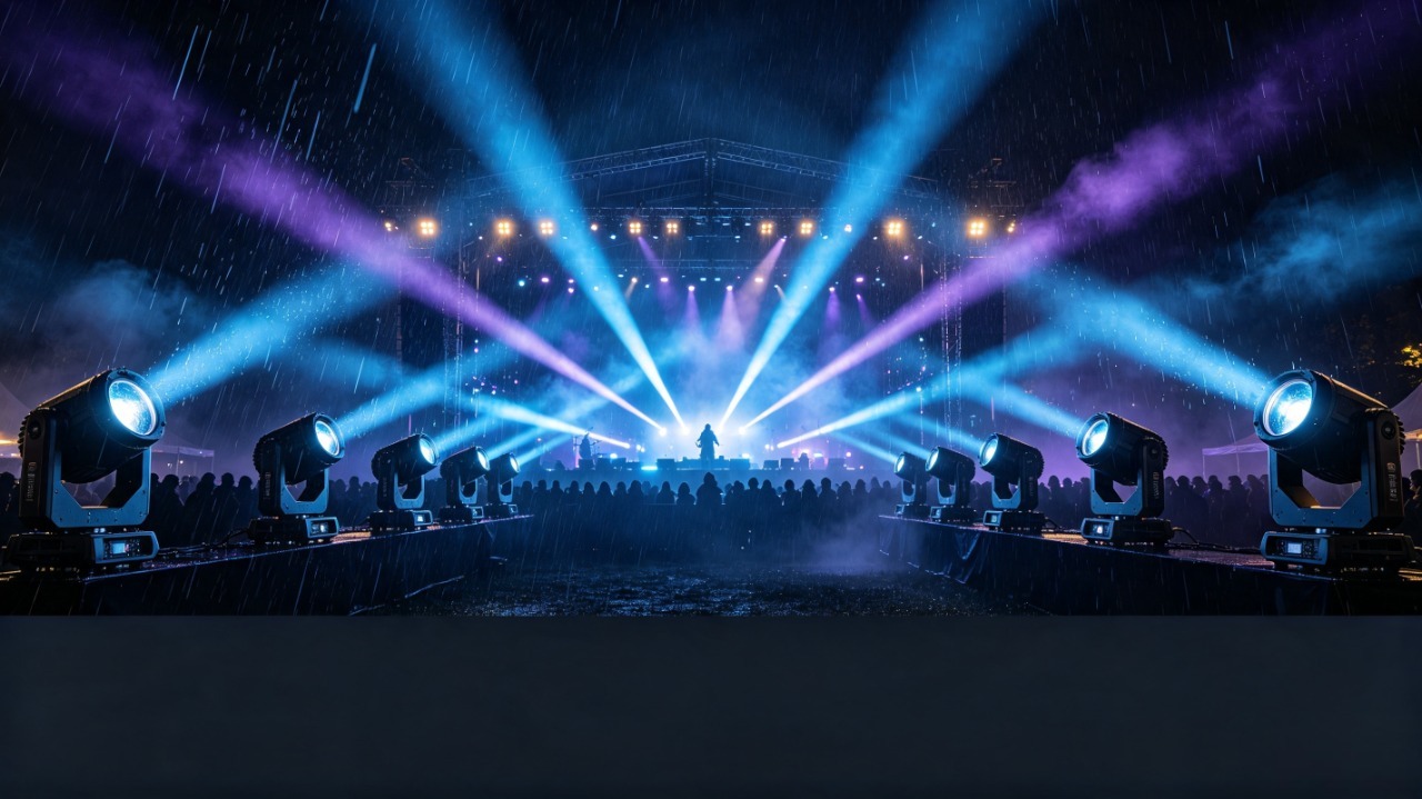 Why Waterproof Beam Lights Are Indispensable for All-Weather Outdoor Events